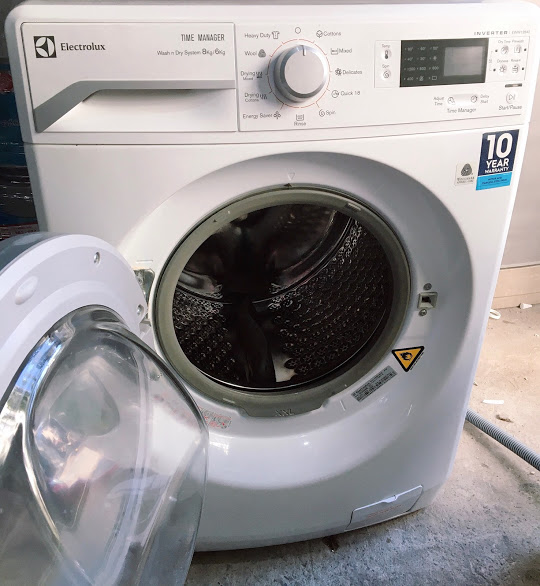 máy giặt electrolux báo lỗi eh1