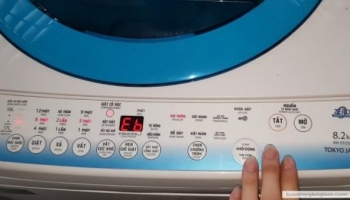 Lỗi Eb ở máy giặt Toshiba là bị sao? Nguyên nhân và cách khắc phục